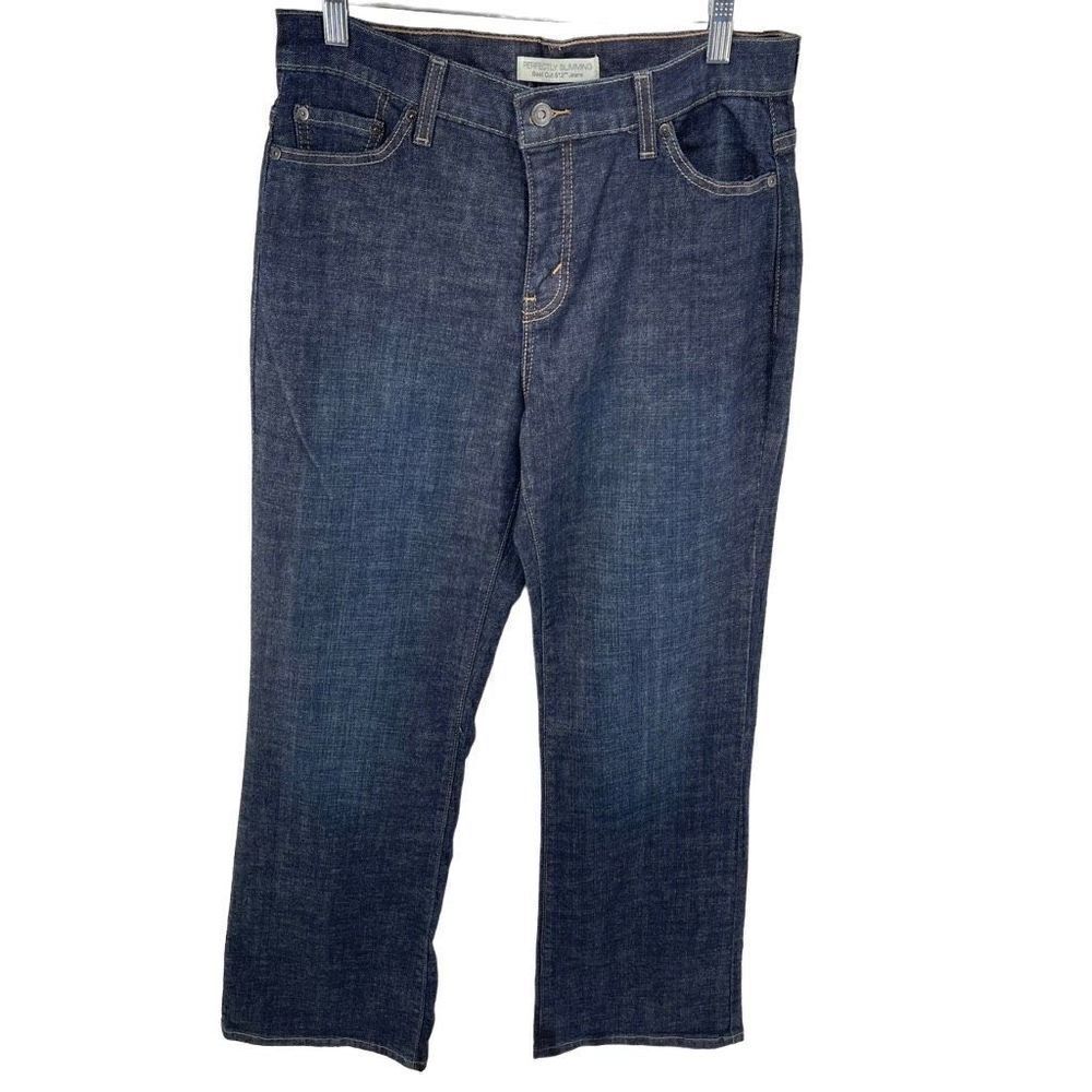 Levi's Womens Bootcut 512 Jeans Perfectly Slimming Denim Stretch Blue 12 Medium - Picture 9 of 10